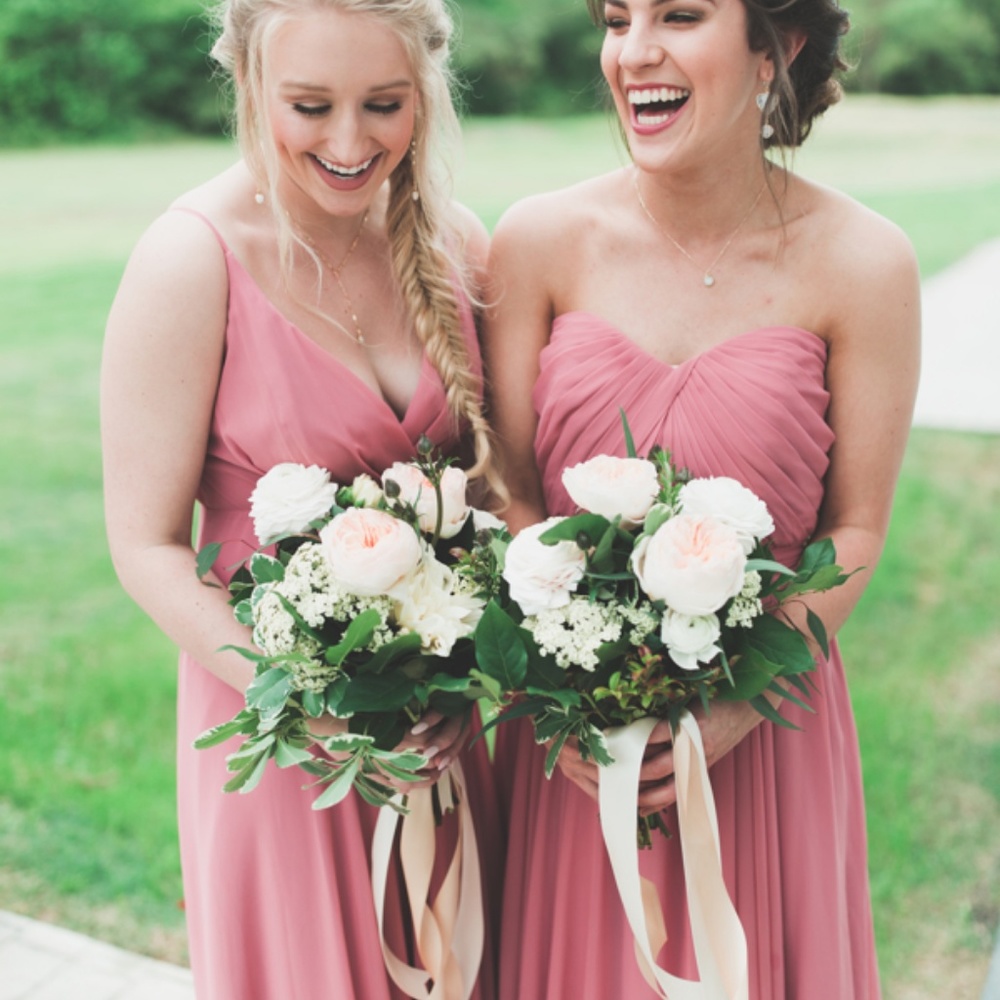 Pretty in Pink Infinity Bridesmaid Dress - Picture 2 of 6
